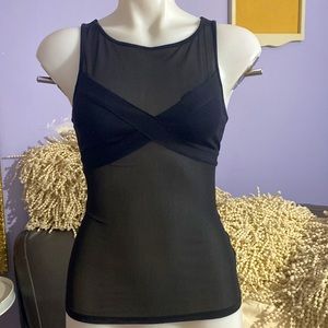 Express sheer top size XS